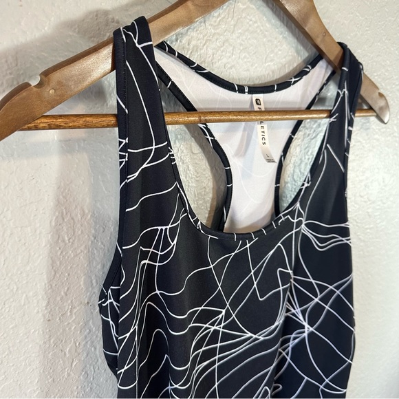 Fabletics | Black & White Racerback Tank - Picture 4 of 8
